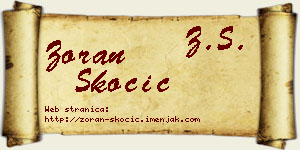 Zoran Skočić vizit kartica